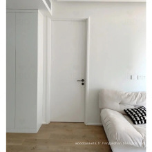 Portes en bois blanc Doubles portes modernes Design